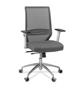 Кресло офисное Aero lux, сетка/ткань TW / серая/серая TW в Когалыме