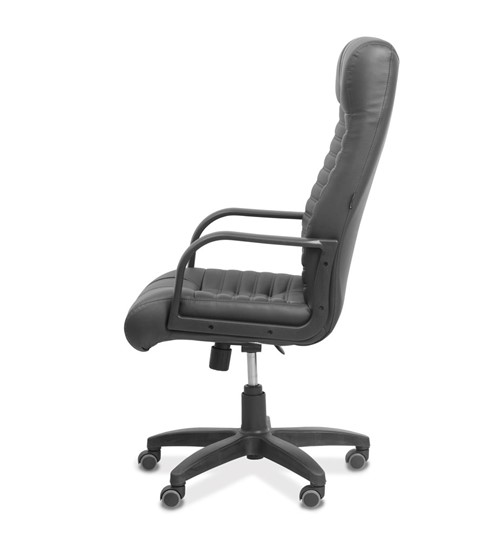 Кресло в офис Атлант, экокожа премиум / черная CN1114 в Когалыме - изображение 4