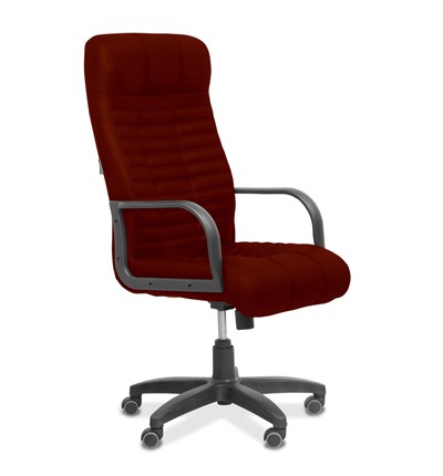 Офисное кресло Атлант, ткань TW / бордовая в Когалыме - изображение