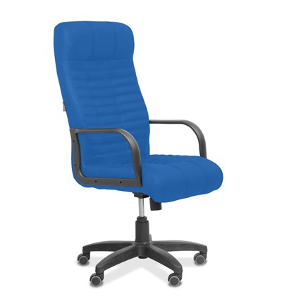 Кресло для руководителя Атлант, ткань TW / синяя в Лангепасе - изображение