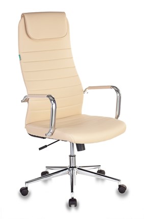 Кресло для руководителя КВ-9, экокожа / бежевая в Урае - изображение