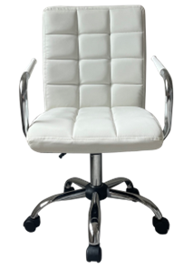 Кресло офисное C8545 белый в Когалыме
