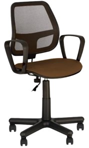 Кресло ALFA GTP (PM60) CAGLIARI черный,коричневый в Сургуте
