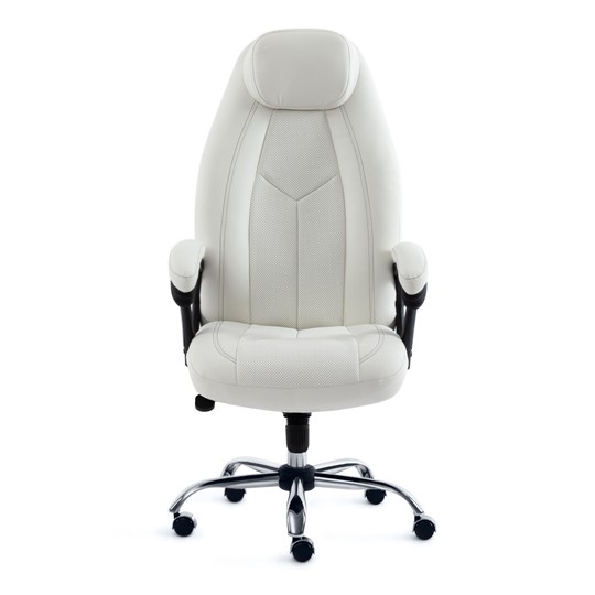Офисное кресло BOSS Lux, кож/зам, белый, арт.15307 в Лангепасе - изображение 3