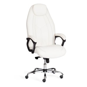Офисное кресло BOSS Lux, кож/зам, белый, арт.21152 в Ханты-Мансийске