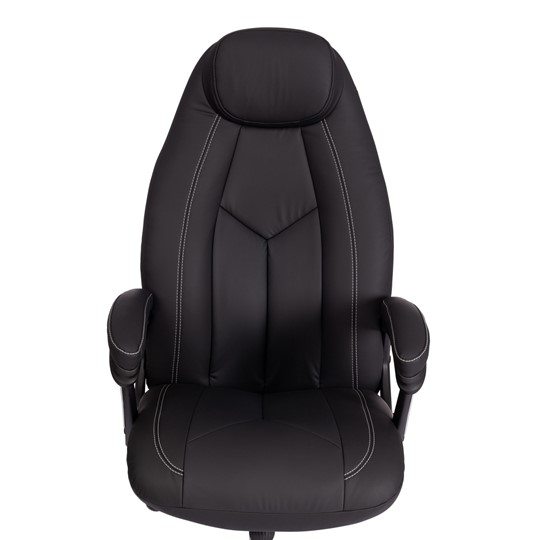 Кресло компьютерное BOSS Lux, кож/зам, черный, арт.21151 в Сургуте - изображение 6