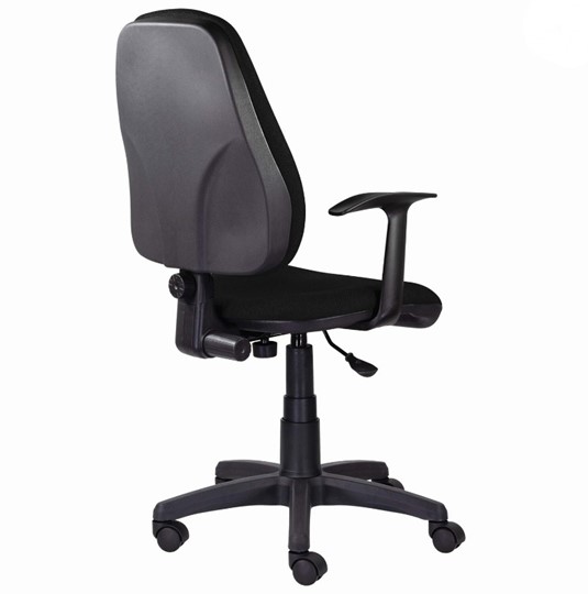 Кресло компьютерное Brabix Comfort MG-321, регулируемая эргономичная спинка, ткань, черное в Лангепасе - изображение 2
