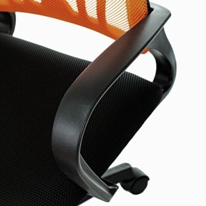 Компьютерное кресло Brabix Fly MG-396 (с подлокотниками, сетка, оранжевое/черное) 532084 в Лангепасе - предосмотр 11