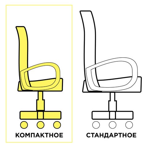 Офисное кресло Brabix Jet MG-315 (с подлокотниками, черное) 531839 в Ханты-Мансийске - изображение 11