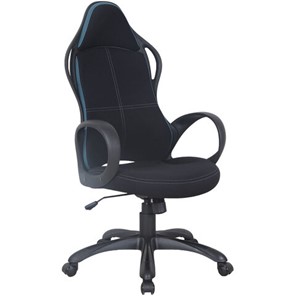 Компьютерное кресло Brabix Premium Force EX-516 (ткань, черное/вставки синие) 531572 в Нягани