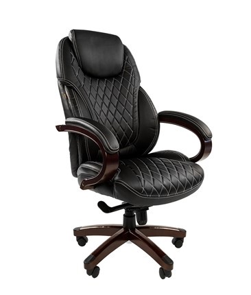 Кресло CHAIRMAN 406, черный 1 в Лангепасе - изображение