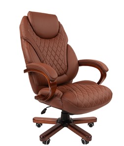 Компьютерное кресло CHAIRMAN 406, коричневый в Радужном