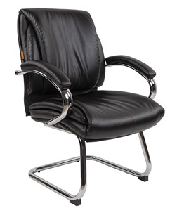 Кресло компьютерное CHAIRMAN 423V Экокожа черная в Урае