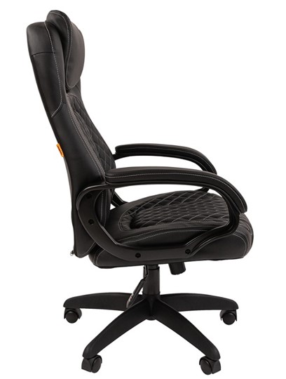 Офисное кресло CHAIRMAN 432, экокожа, цвет черный в Лангепасе - изображение 5