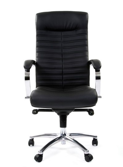 Кресло CHAIRMAN 480 экожа черная в Лангепасе - изображение 1