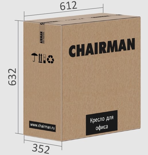 Офисное кресло CHAIRMAN 525, серое в Нефтеюганске - изображение 5