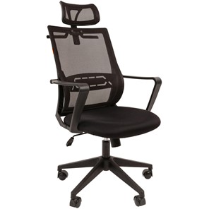 Офисное кресло CHAIRMAN 545 сетка/ткань черный в Пыть-Яхе