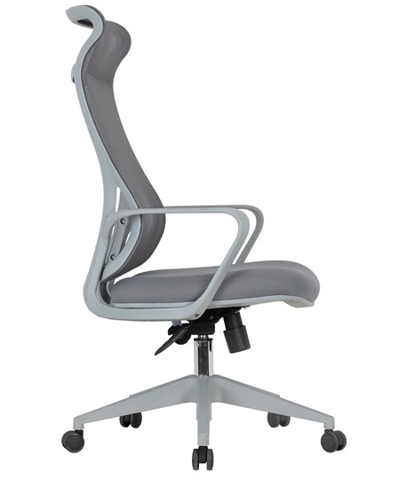 Кресло компьютерное CHAIRMAN 577, сетчатый акрил серый / полиэстер серый в Лангепасе - изображение 1