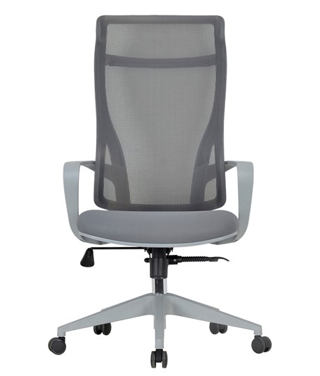 Кресло компьютерное CHAIRMAN 577, сетчатый акрил серый / полиэстер серый в Когалыме - изображение 2