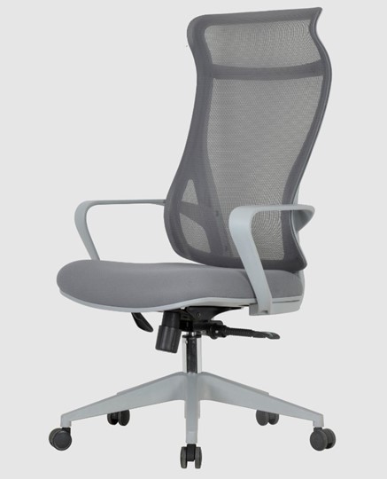 Кресло компьютерное CHAIRMAN 577, сетчатый акрил серый / полиэстер серый в Когалыме - изображение 3