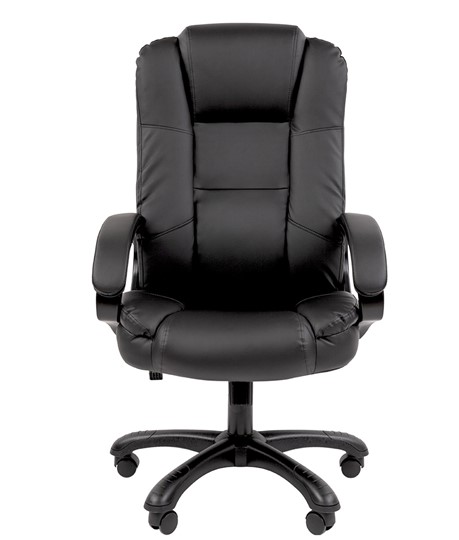 Кресло офисное CHAIRMAN 600 экокожа черная в Лангепасе - изображение 1