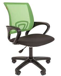 Кресло CHAIRMAN 696 black LT, зеленое в Нефтеюганске