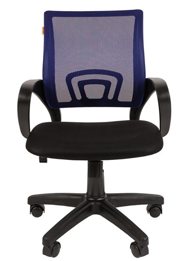 Кресло CHAIRMAN 696 black Сетчатый акрил DW61 синий в Радужном - изображение 1
