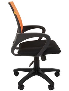 Кресло CHAIRMAN 696 black Сетчатый акрил DW66 оранжевый в Радужном - предосмотр 5
