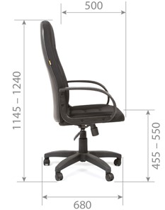 Офисное кресло CHAIRMAN 727 TW 12, цвет серый в Лангепасе - предосмотр 5