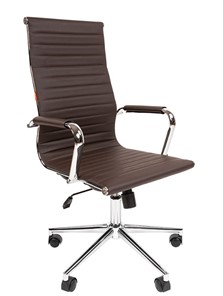 Кресло офисное CHAIRMAN 755, коричневое в Урае