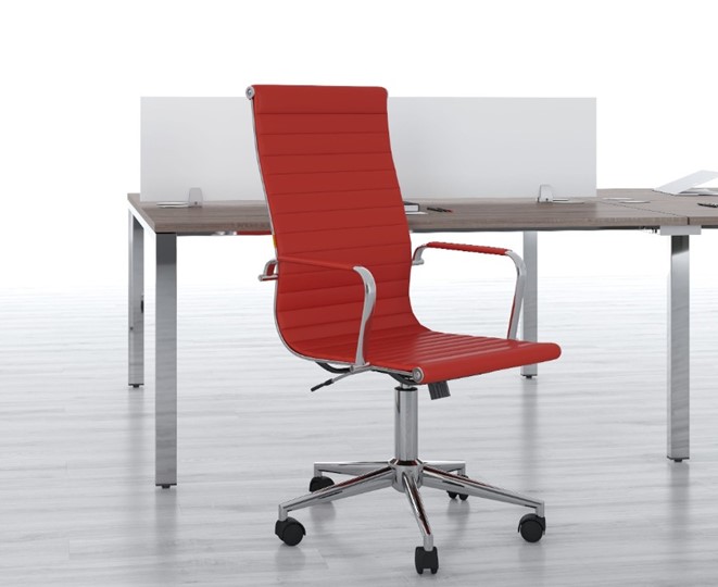 Кресло компьютерное CHAIRMAN 755, красное в Когалыме - изображение 6