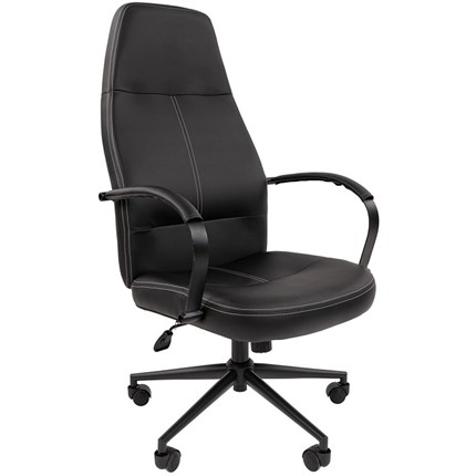 Офисное кресло CHAIRMAN 940 Экокожа черная в Лангепасе - изображение