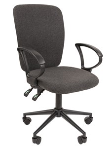 Компьютерное кресло CHAIRMAN 9801 BLACK, серое в Нижневартовске