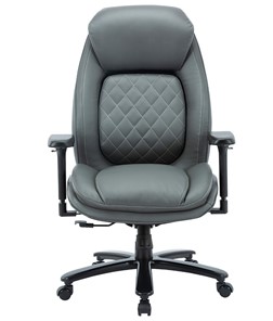 Кресло офисное CHAIRMAN CH403, серый, эко кожа в Когалыме - предосмотр 1