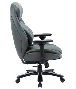 Кресло офисное CHAIRMAN CH403, серый, эко кожа в Лангепасе - предосмотр 2