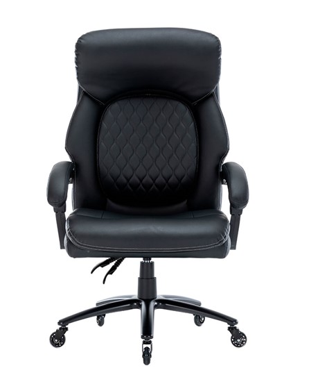 Офисное кресло CHAIRMAN CH412 эко кожа черная в Лангепасе - изображение 1