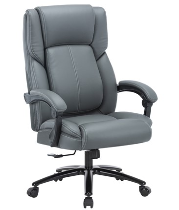 Офисное кресло CHAIRMAN CH415 эко кожа серая в Радужном - изображение