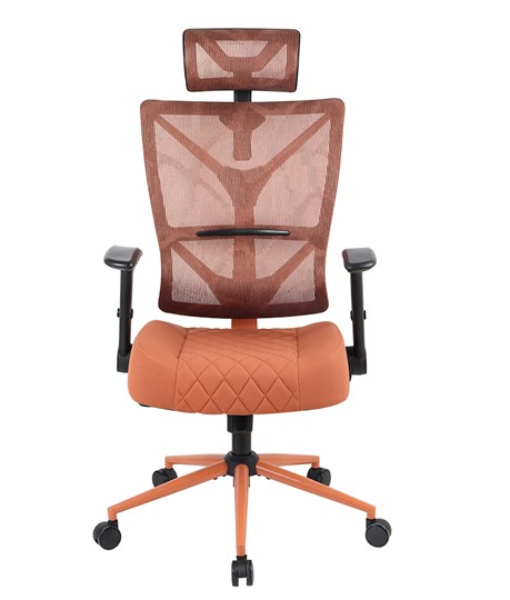 Офисное кресло CHAIRMAN CH566 сетчатый акрил оранжевый / полиэстер оранжевый в Лангепасе - изображение 1