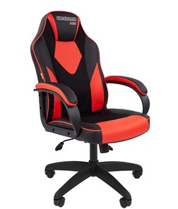Офисное кресло CHAIRMAN GAME 17, цвет черный / красный в Сургуте