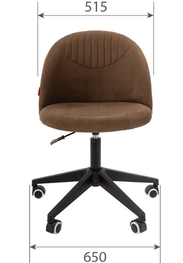 Офисное кресло CHAIRMAN HOME 119, коричневое в Лангепасе - изображение 3