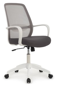 Компьютерное кресло Design W-207, Белый пластик/серая сетка в Урае