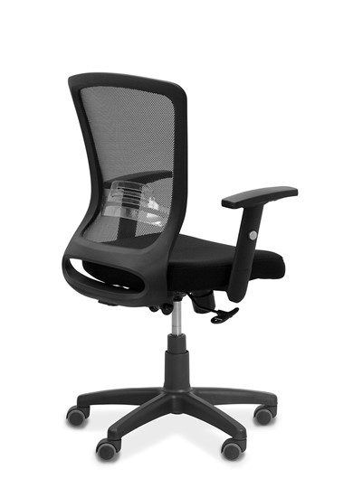 Кресло офисное Фьюжн, сетка/ткань TW / черная/черная в Лангепасе - изображение 7