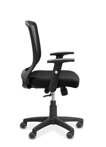 Кресло офисное Фьюжн, сетка/ткань TW / черная/черная в Урае - предосмотр 8