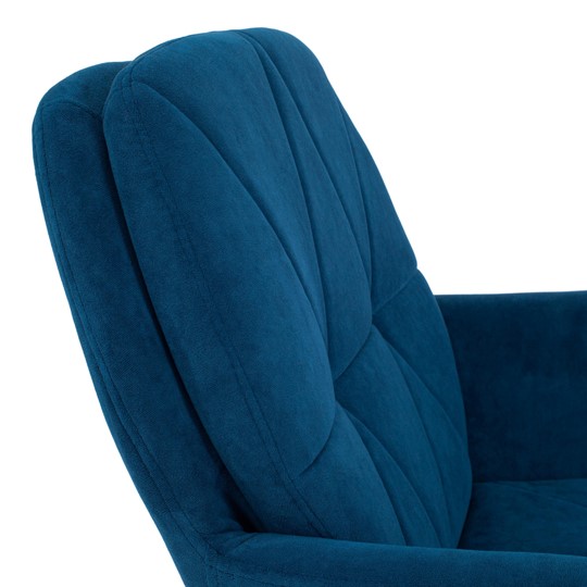 Компьютерное кресло GARDA флок, синий, 32 арт.15292 в Когалыме - изображение 4