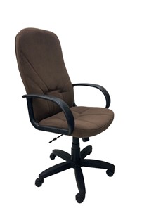 Кресло офисное Менеджер коричневый в Лангепасе