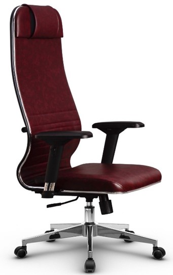Офисное кресло Metta L 1m 38K2/4D топган, нижняя часть 17834 бордовый в Лангепасе - изображение 1