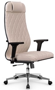 Офисное кресло Мetta L 1m 40M/2D Infinity Easy Clean (MPES) топган, нижняя часть 17834 светло-бежевый в Лангепасе