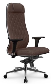 Офисное кресло Мetta L 1m 40M/2D Infinity Easy Clean (MPES) мультиблок, нижняя часть 17839 темно-коричневый в Советском