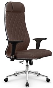 Офисное кресло Мetta L 1m 40M/2D Infinity Easy Clean (MPES) топган OMS, нижняя часть 17853 темно-коричневый в Нефтеюганске
