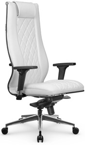 Кресло офисное МЕТТА L 1m 50M/2D Infinity Easy Clean мультиблок, нижняя часть 17839 белый в Урае